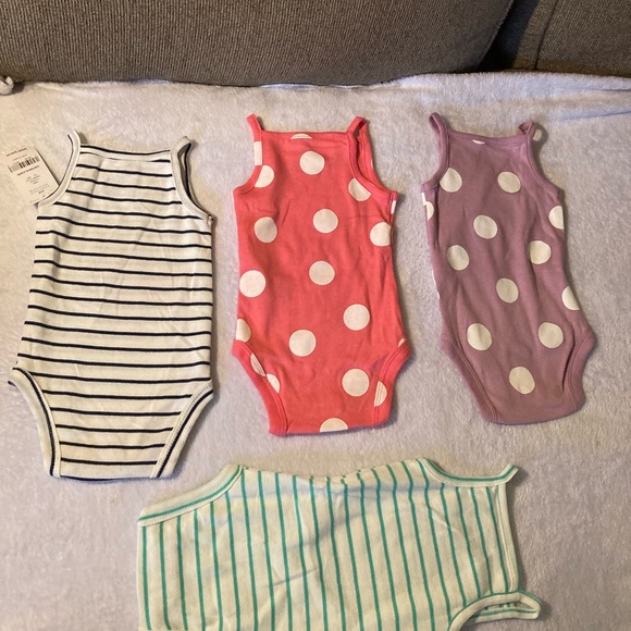 Carter’s 3 Month Girls Summer Tank Bodysuits ☀️ - Picture 6 of 8
